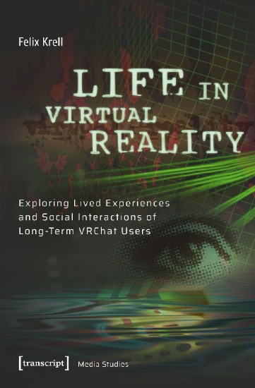 Buchcover und Innenansicht für das Buch: Life in Virtual Reality