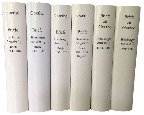 Buchcover und Innenansicht für das Buch: Goethes Briefe und Briefe an Goethe