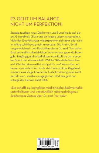 Buchcover und Innenansicht für das Buch: Genial ernährt!