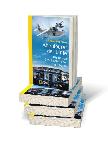 Buchcover und Innenansicht für das Buch: Abenteurer der Lüfte