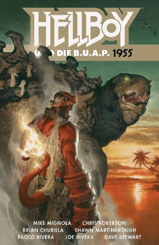 Buchcover und Innenansicht für das Buch: Hellboy and the B.P.R.D.
