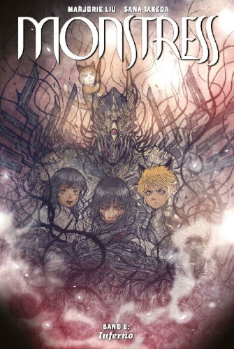 Buchcover und Innenansicht für das Buch: Monstress