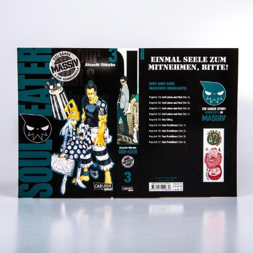 Buchcover und Innenansicht für das Buch: Soul Eater