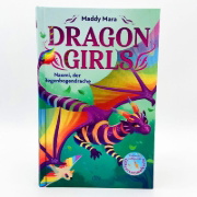 Buchcover und Innenansicht für das Buch: Dragon Girls - Naomi, der Regenbogendrache