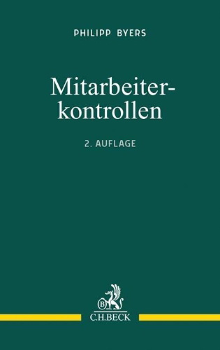 Buchcover und Innenansicht für das Buch: Mitarbeiterkontrollen