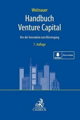 Buchcover und Innenansicht für das Buch: Handbuch Venture Capital