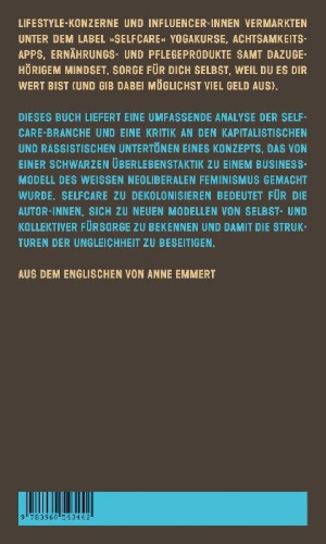 Buchcover und Innenansicht für das Buch: Decolonize Self-Care