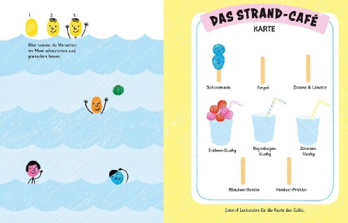 Buchcover und Innenansicht für das Buch: Fingerstempeln: Sommer