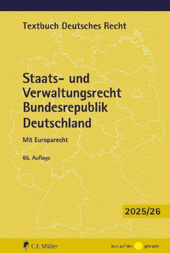 Buchcover und Innenansicht für das Buch: Staats- und Verwaltungsrecht Bundesrepublik Deutschland
