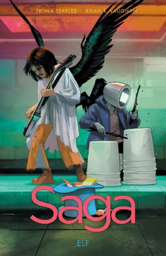 Buchcover und Innenansicht für das Buch: Saga
