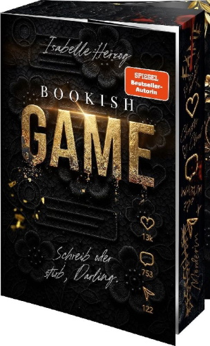 Buchcover und Innenansicht für das Buch: Bookish Game