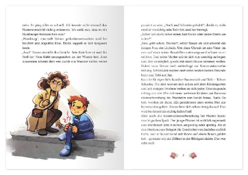 Buchcover und Innenansicht für das Buch: Geheimakte Papagei
