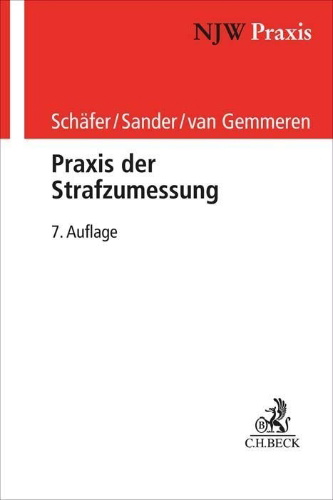 Buchcover und Innenansicht für das Buch: Praxis der Strafzumessung