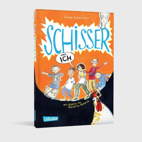 Buchcover und Innenansicht für das Buch: Schisser und ich 1