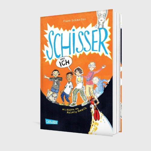 Buchcover und Innenansicht für das Buch: Schisser und ich 1