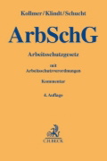 Buchcover und Innenansicht für das Buch: Arbeitsschutzgesetz