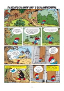 Buchcover und Innenansicht für das Buch: De Schlimpf af Bairisch: Da Roudschlumpf und s'Schlumpfkappal