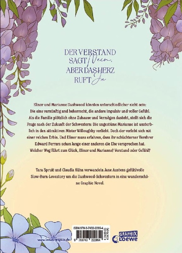 Buchcover und Innenansicht für das Buch: Verstand und Gefühl