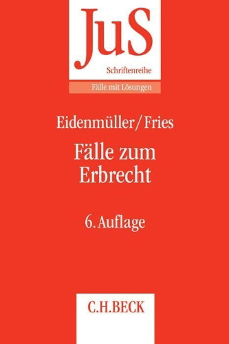 Buchcover und Innenansicht für das Buch: Fälle zum Erbrecht