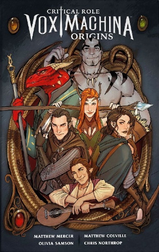 Buchcover und Innenansicht für das Buch: Critical Role: Vox Machina Origins I