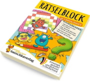 Buchcover und Innenansicht für das Buch: Rätselblock ab 7 Jahre, Band 3