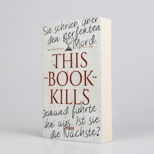 Buchcover und Innenansicht für das Buch: This Book Kills