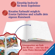 Buchcover und Innenansicht für das Buch: Coloriages mystères Disney - Spécial Film : Vaiana