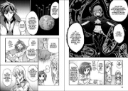 Buchcover und Innenansicht für das Buch: Ankoku Kishi no Ore Desu ga Saikyou no Seikishi o Mezashimasu