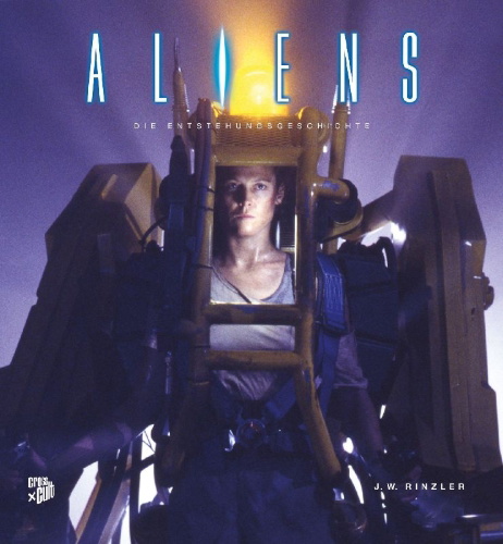 Buchcover und Innenansicht für das Buch: Aliens - Die Entstehungsgeschichte