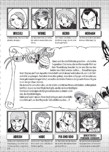 Buchcover und Innenansicht für das Buch: Pokémon - Die ersten Abenteuer