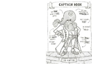 Buchcover und Innenansicht für das Buch: Ich, Captain Hook, und die verfluchte Schatzinsel - Wilde Piraten erzählen