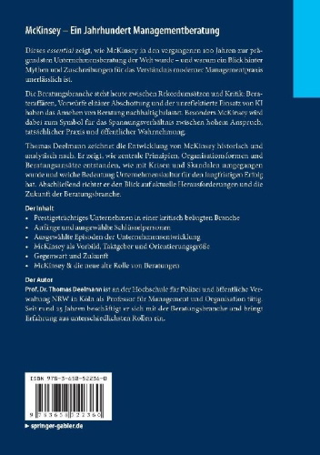 Buchcover und Innenansicht für das Buch: McKinsey - Ein Jahrhundert Managementberatung