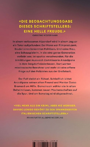 Buchcover und Innenansicht für das Buch: La vita paga il sabato