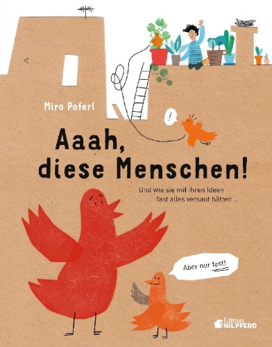 Buchcover und Innenansicht für das Buch: Aaah, diese Menschen!