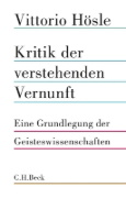 Buchcover und Innenansicht für das Buch: Kritik der verstehenden Vernunft