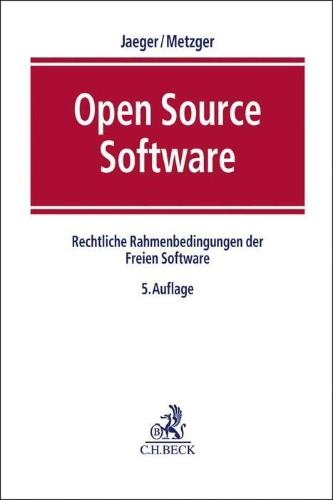 Buchcover und Innenansicht für das Buch: Open Source Software