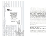 Buchcover und Innenansicht für das Buch: Wunderwelt Biogarten. Glücklich und nachhaltig gärtnern - Monat für Monat