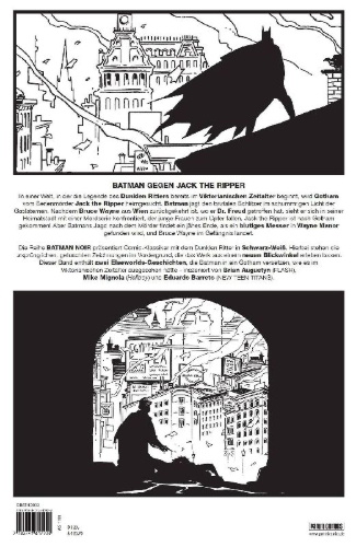 Buchcover und Innenansicht für das Buch: Gotham by Gaslight: An alternative History of the Batman; Batman (1989): Master of the Future (1991)