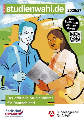 Buchcover und Innenansicht für das Buch: Studienwahl 2026/27