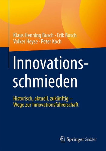 Buchcover und Innenansicht für das Buch: Innovationsschmieden