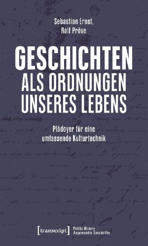 Buchcover und Innenansicht für das Buch: Geschichten als Ordnungen unseres Lebens