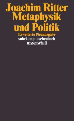 Buchcover und Innenansicht für das Buch: Metaphysik und Politik