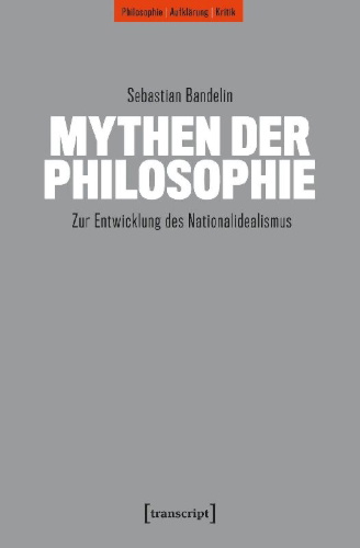 Buchcover und Innenansicht für das Buch: Mythen der Philosophie