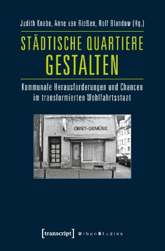 Buchcover und Innenansicht für das Buch: Städtische Quartiere gestalten