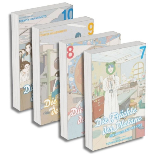 Buchcover und Innenansicht für das Buch: Die Früchte der Platane - Ein Kinderarzt mit Herz: Manga Pack 3