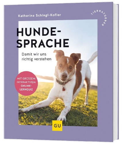 Buchcover und Innenansicht für das Buch: Hundesprache