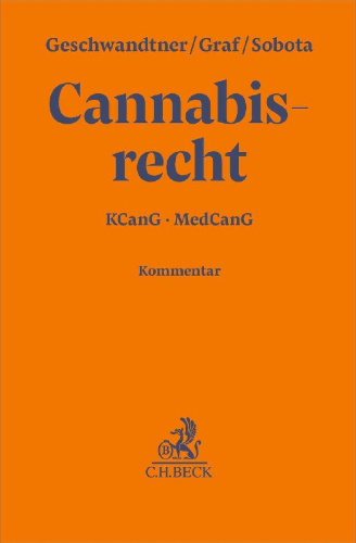 Buchcover und Innenansicht für das Buch: Cannabisrecht