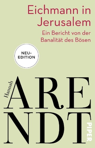 Buchcover und Innenansicht für das Buch: Eichmann in Jerusalem