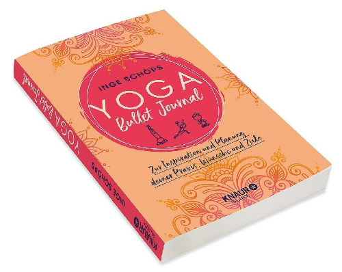 Buchcover und Innenansicht für das Buch: Yoga Bullet Journal