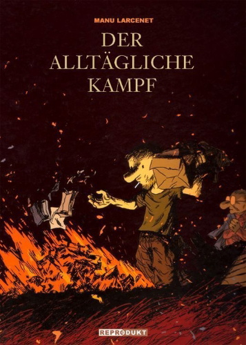 Buchcover und Innenansicht für das Buch: Der alltägliche Kampf